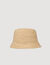 Crochet raffia bucket hat