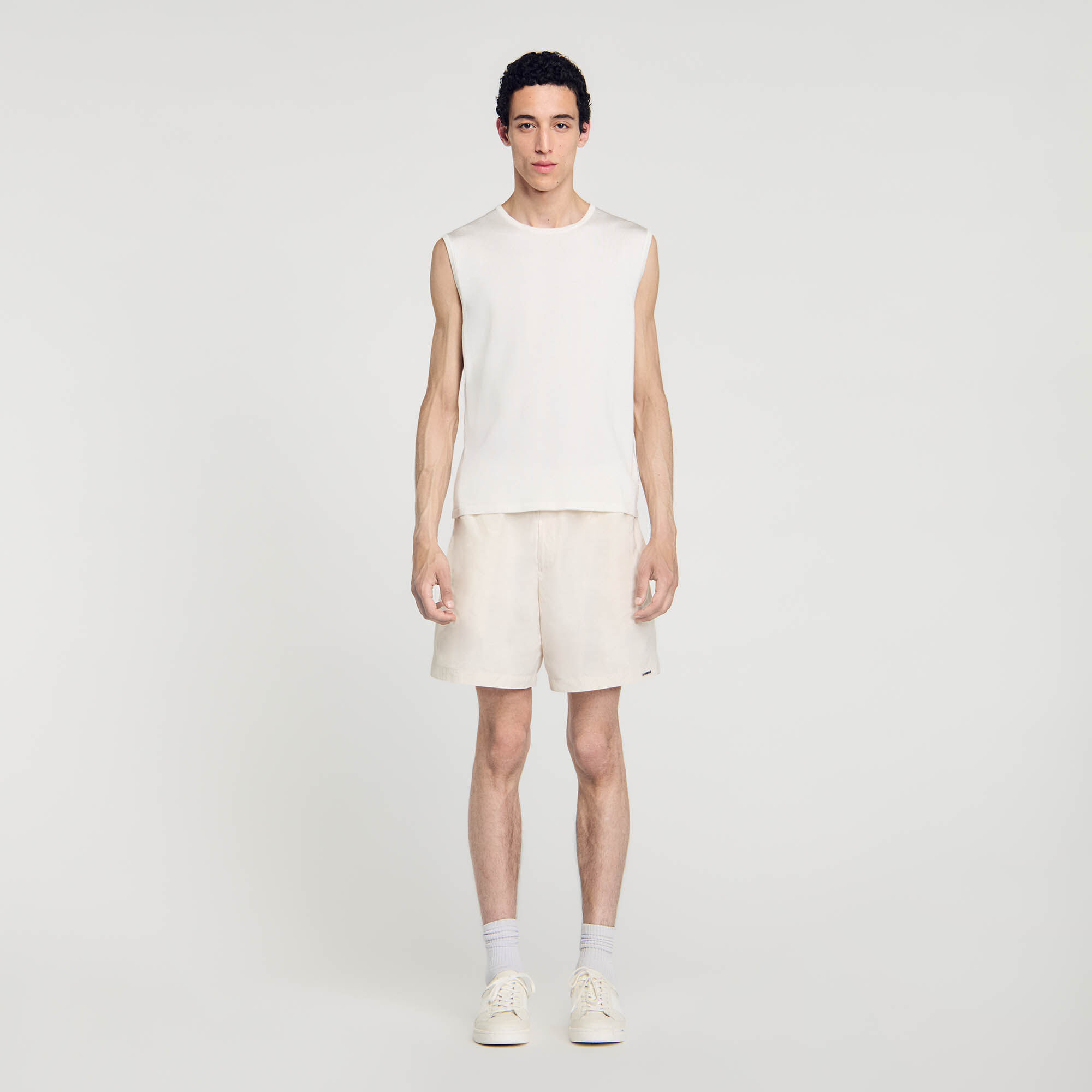 Fine knit vest top