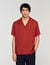 Loose-fit shark collar shirt