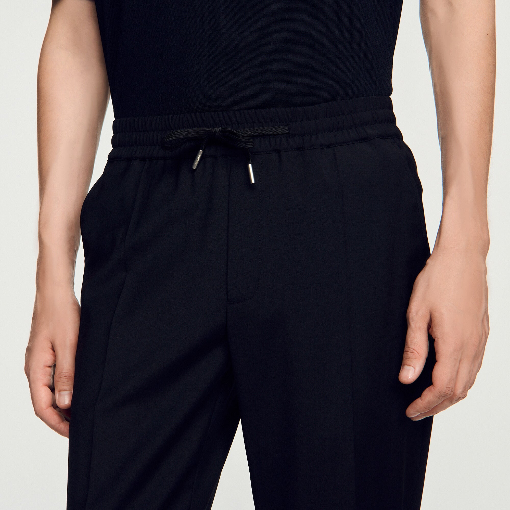 Elasticated straight-leg trousers - Men | Sandro