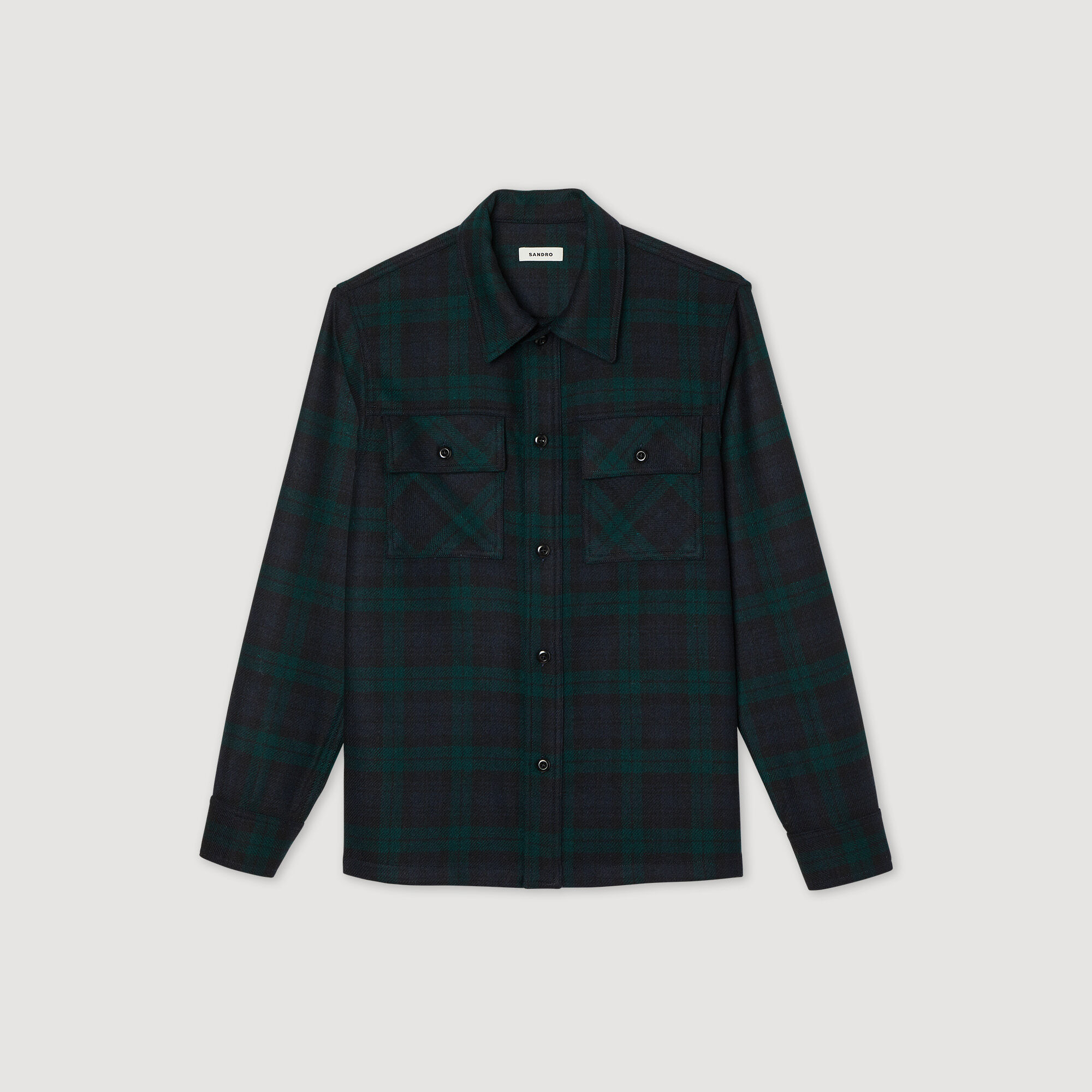 Wool overshirt