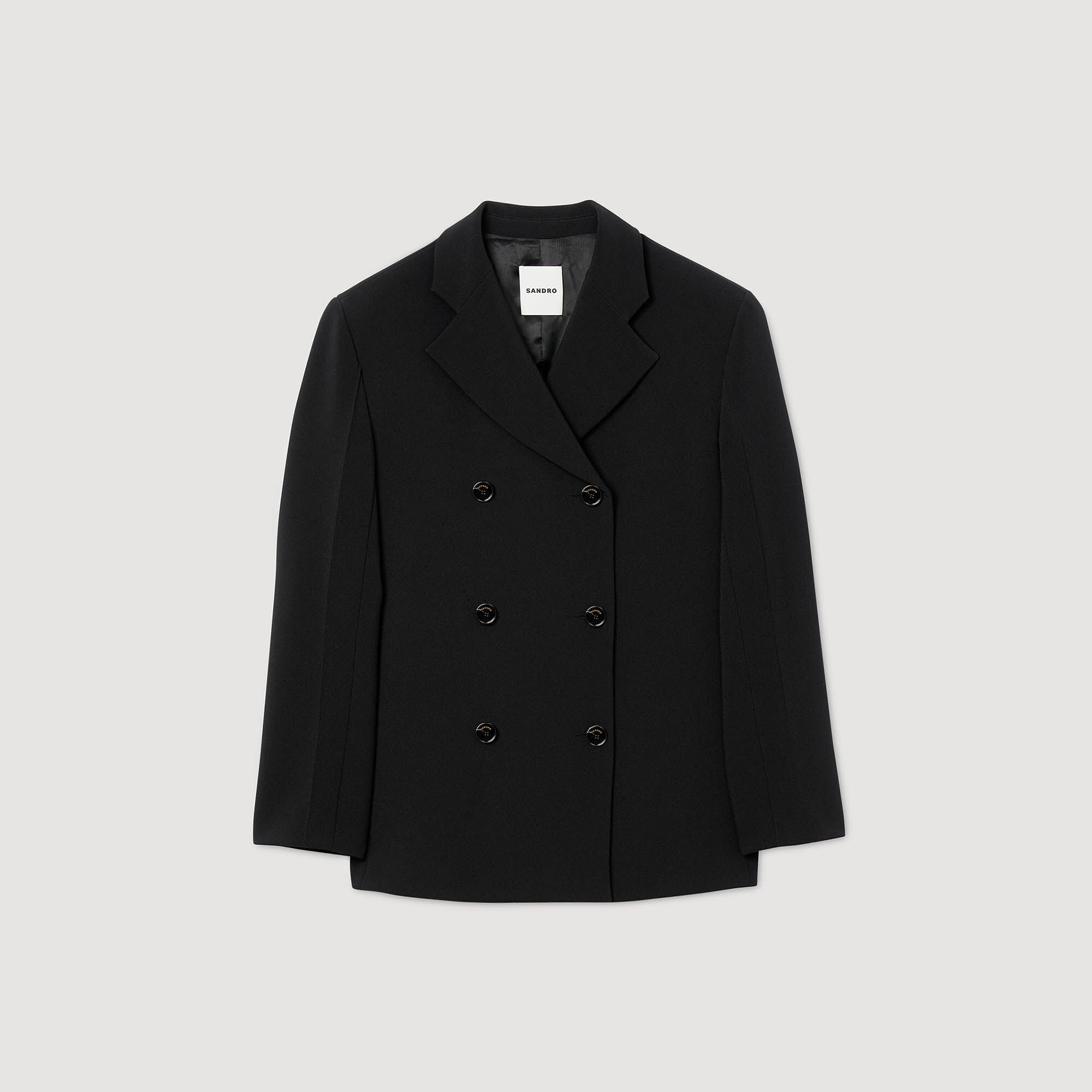 Crossed tailored jacket
