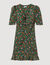 Short dress with Autumn Flowers print