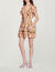 Loose-fitting ruffled dress