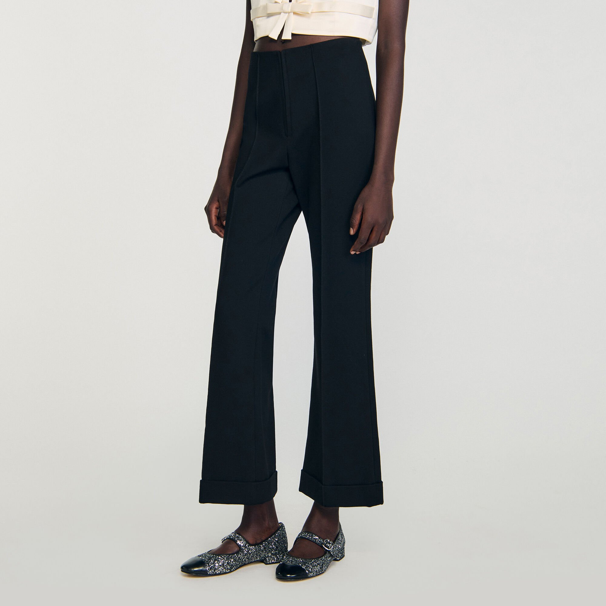 Straight-leg trousers