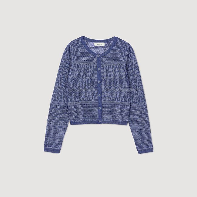 Glitter knit cardigan