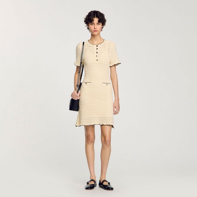Short knit dress