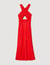 Long wraparound dress