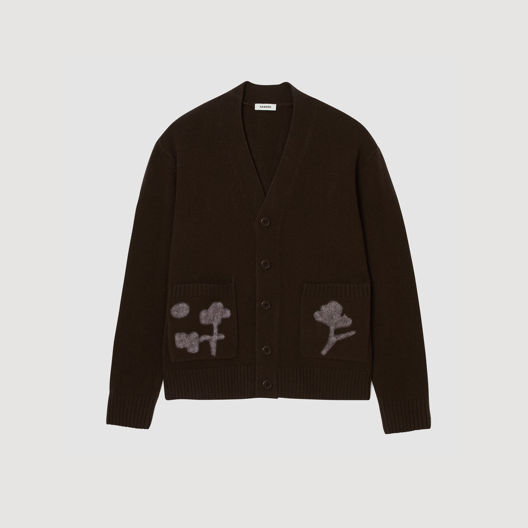 Floral pattern cardigan