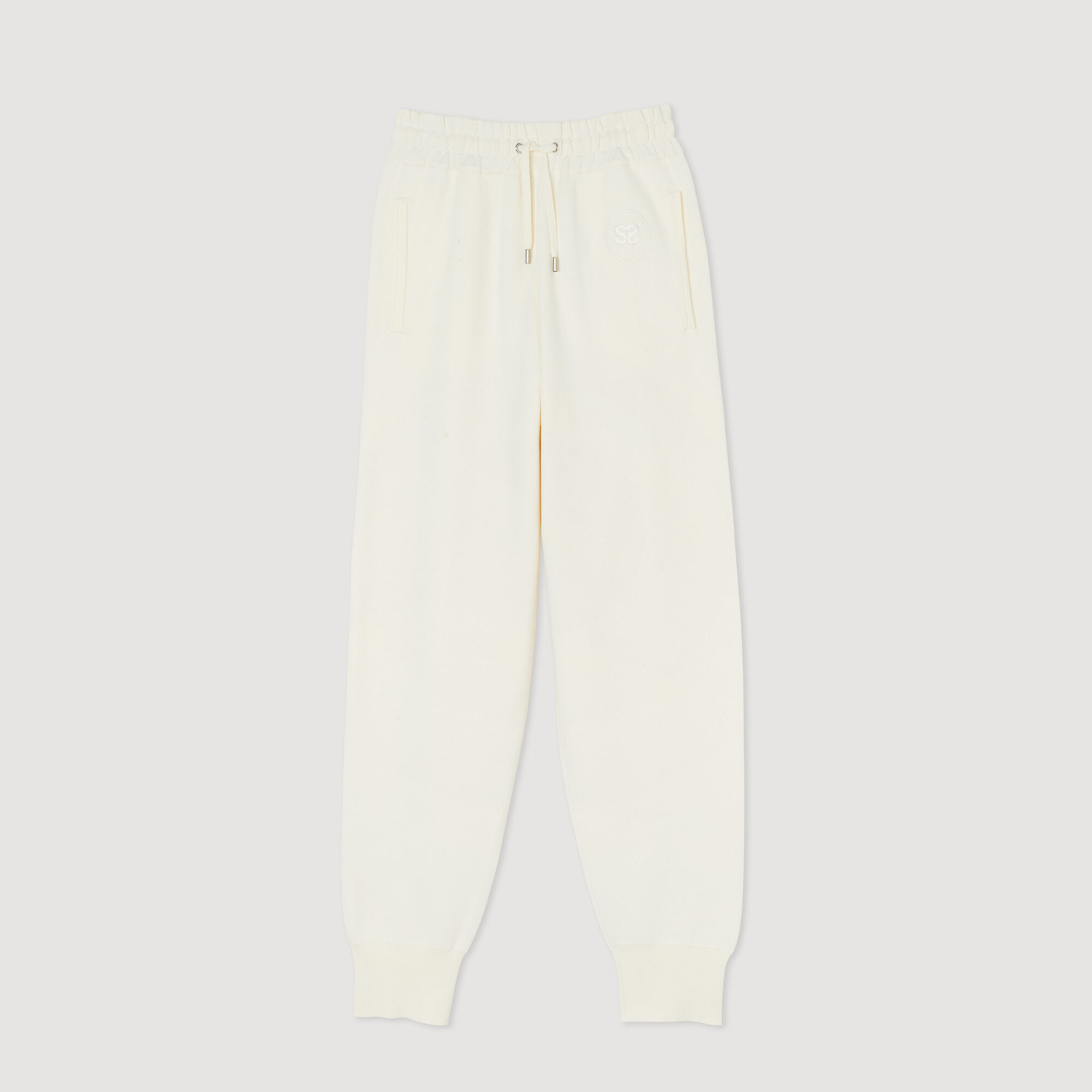 Knit jogging bottoms