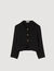 Cropped jacket with jewel buttons
