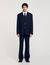 Oversized wool suit jacket