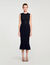 Knit maxi dress with studs