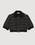 Cropped tweed short-sleeved jacket