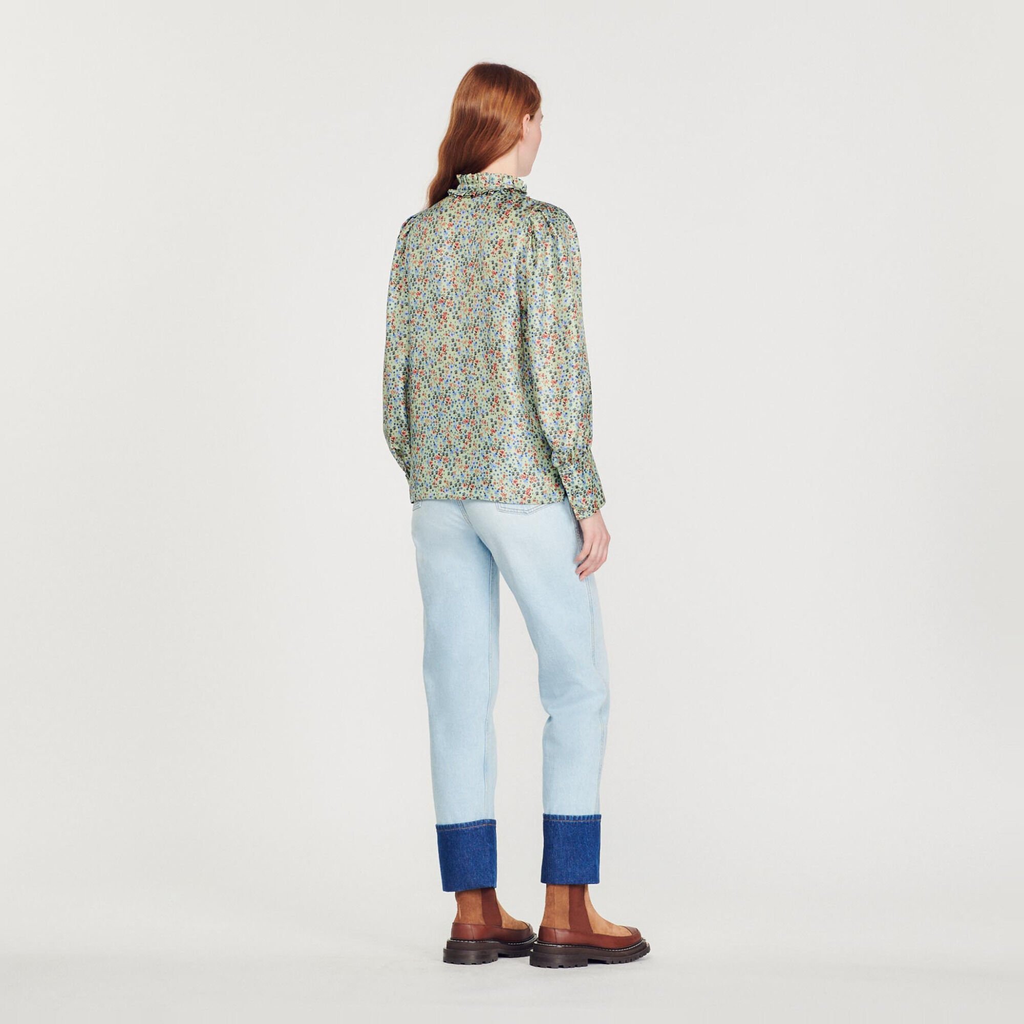 Flowing blouse with Liberty Flower print