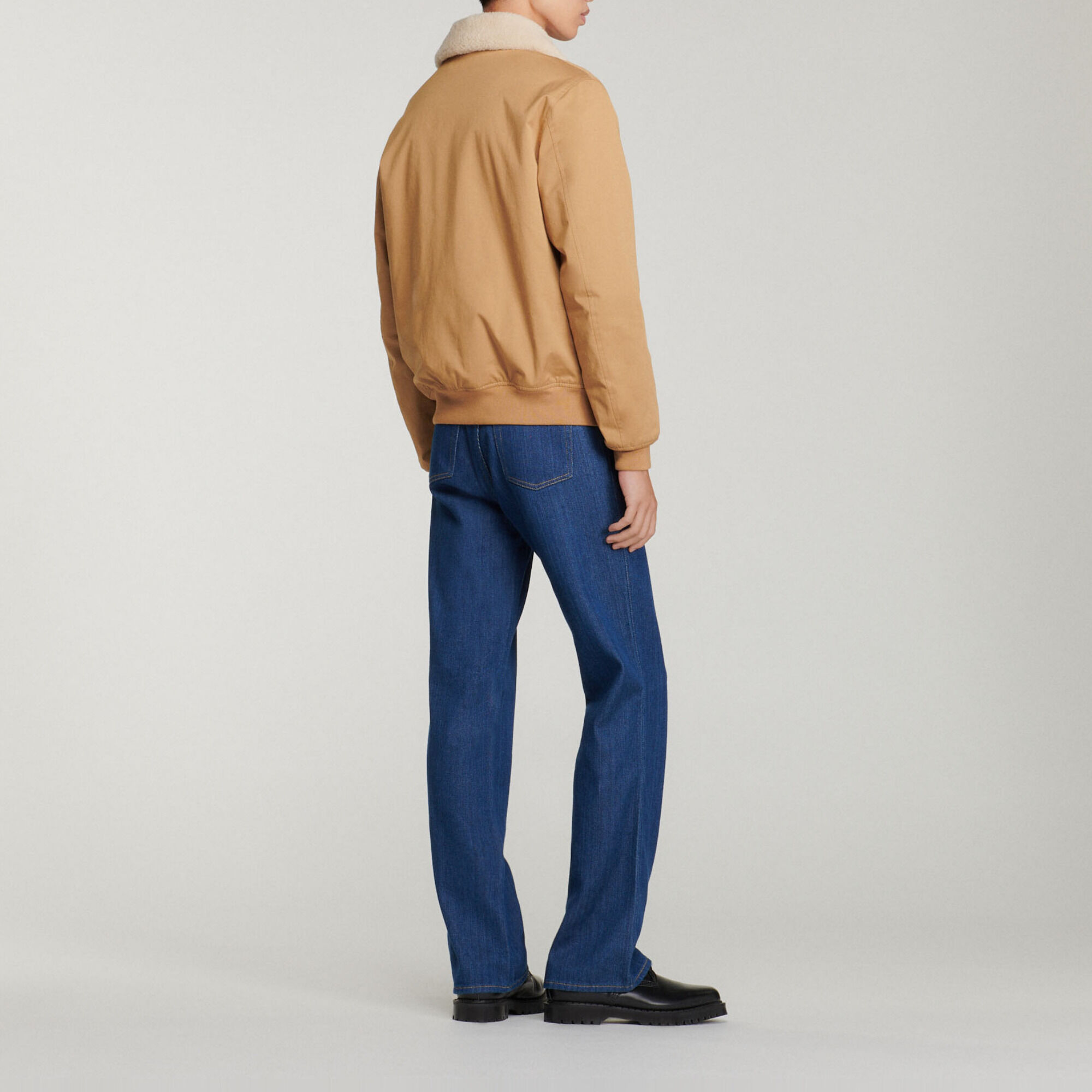 Cotton aviator jacket