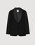 Wool jacket with shawl collar