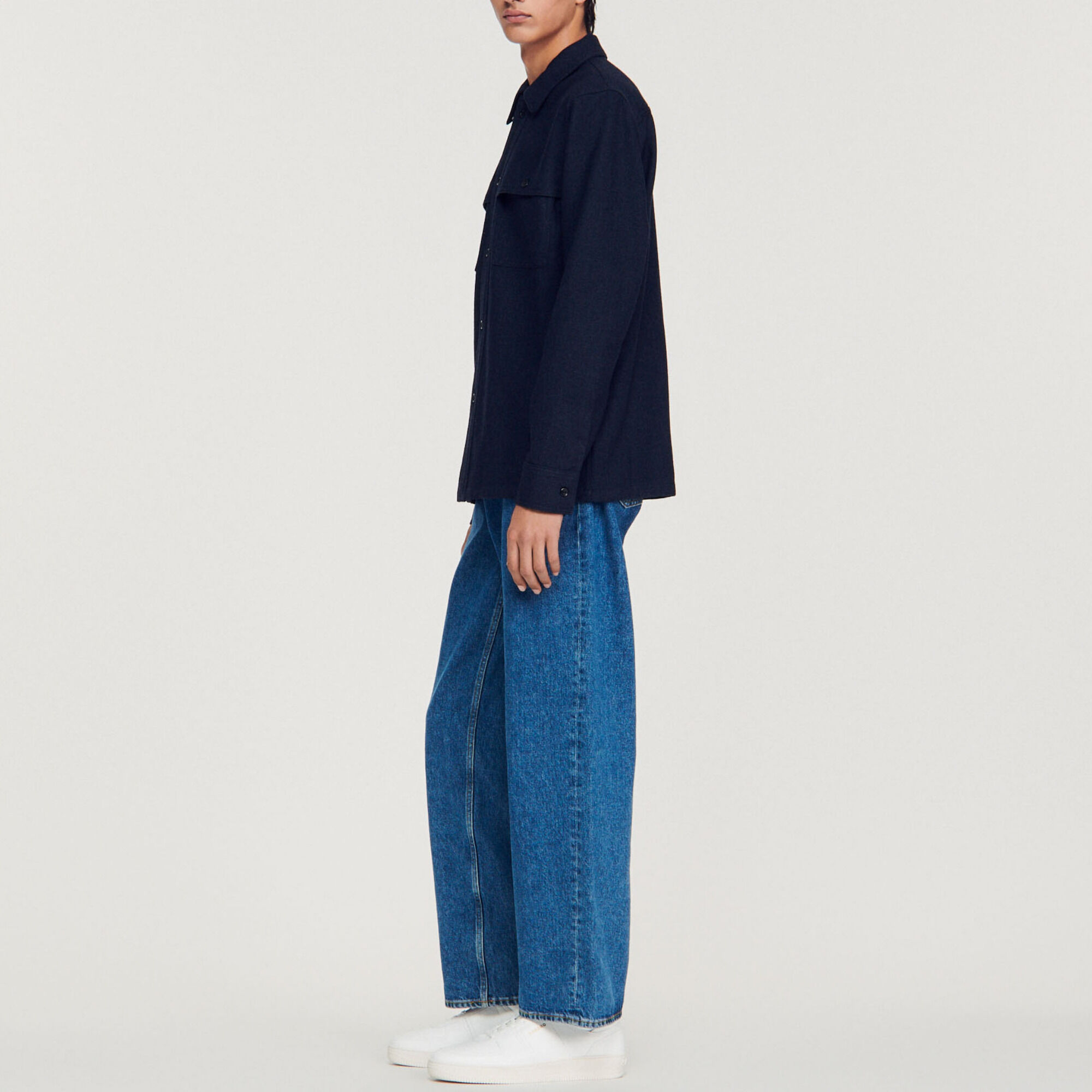 Wool overshirt