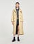 Belted double-breasted trench