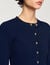 Short button-up knit dress