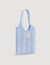 Two-tone crochet bag
