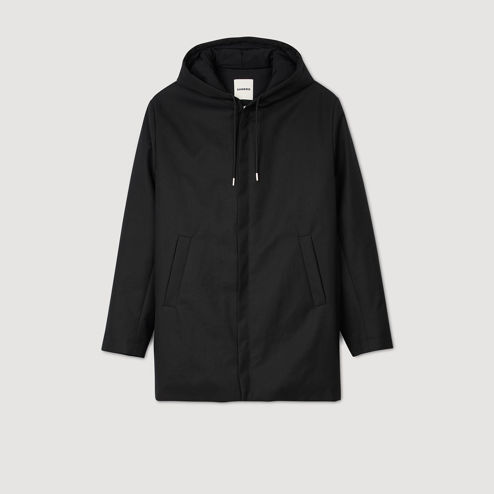Hooded parka with zip Hooded parka with zip
