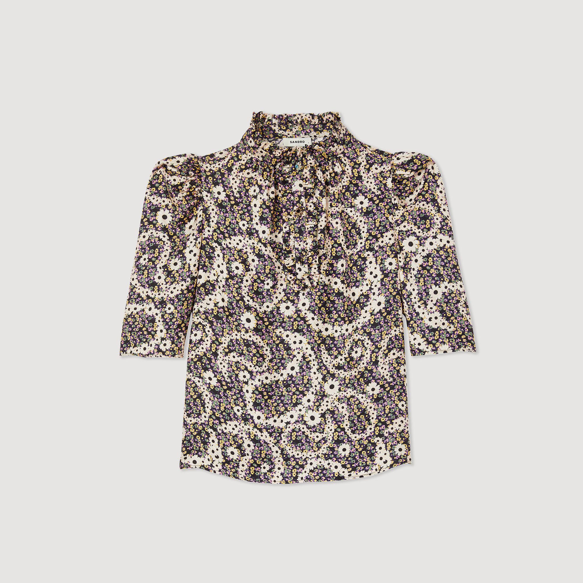 Flowing silk top