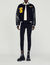 Wool and leather varsity jacket