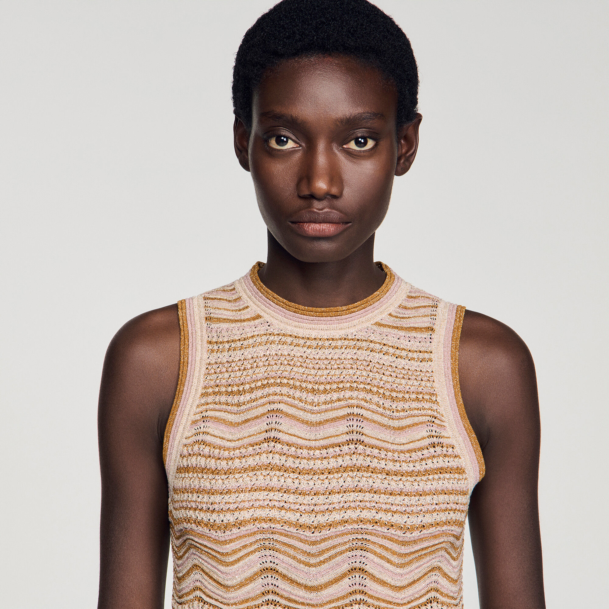 Fancy knit maxi dress