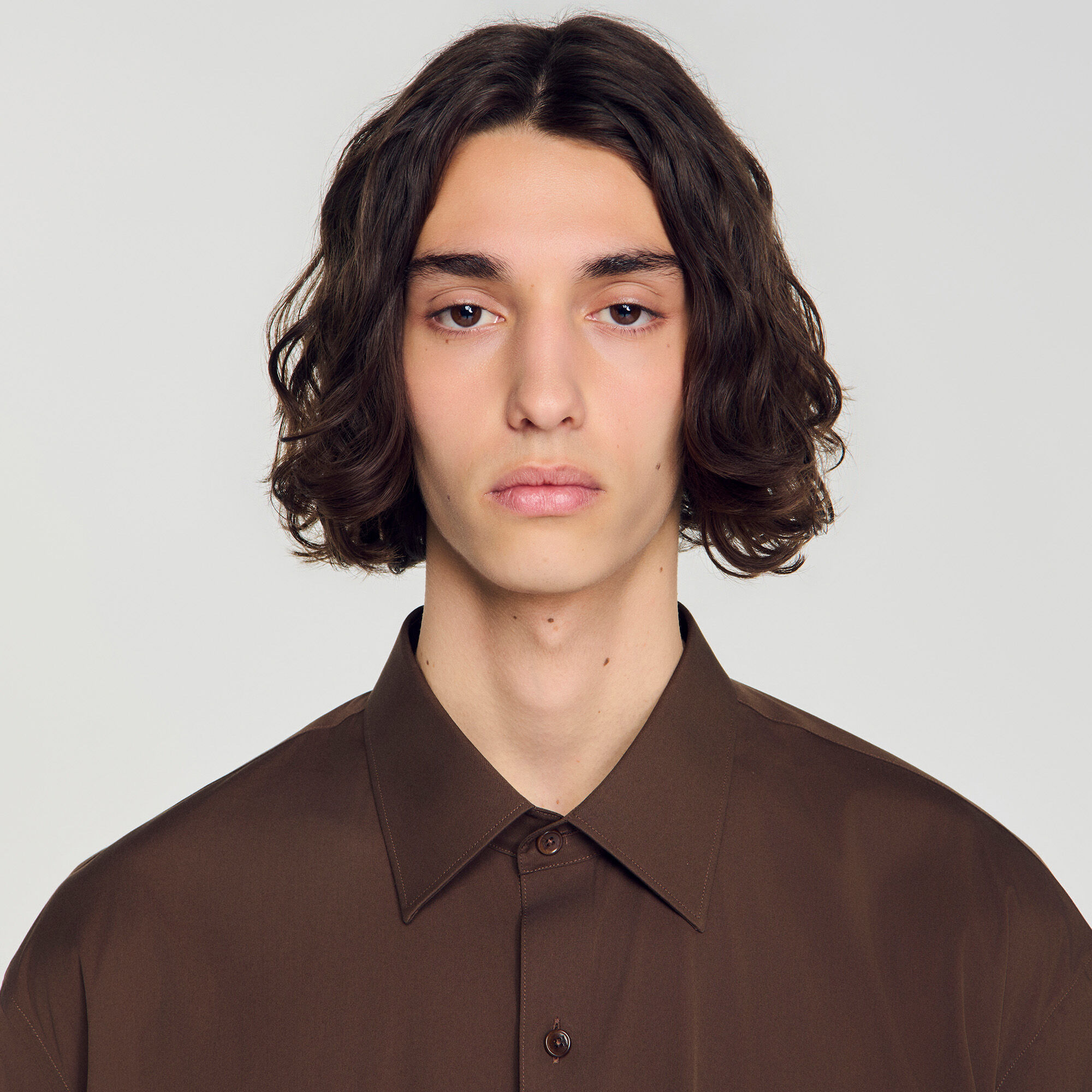 Oversized cotton shirt - Mixte | Sandro