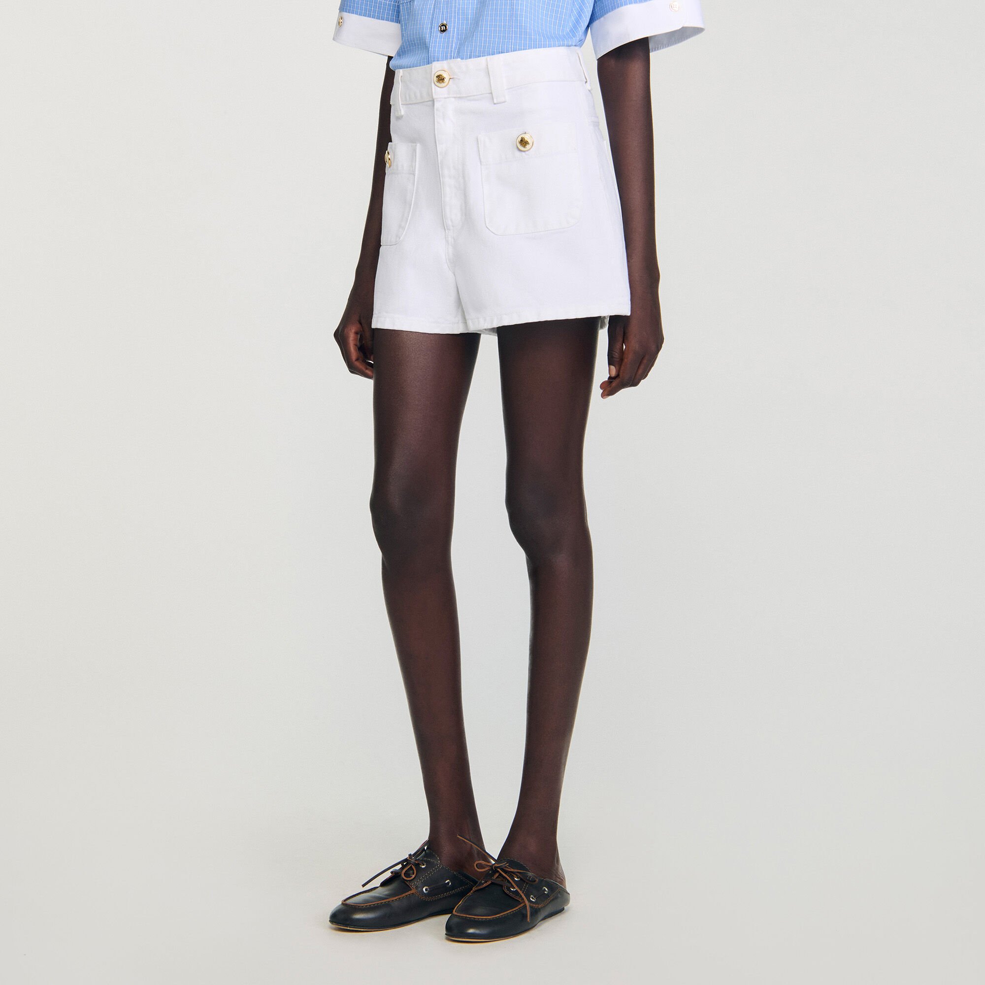Denim shorts