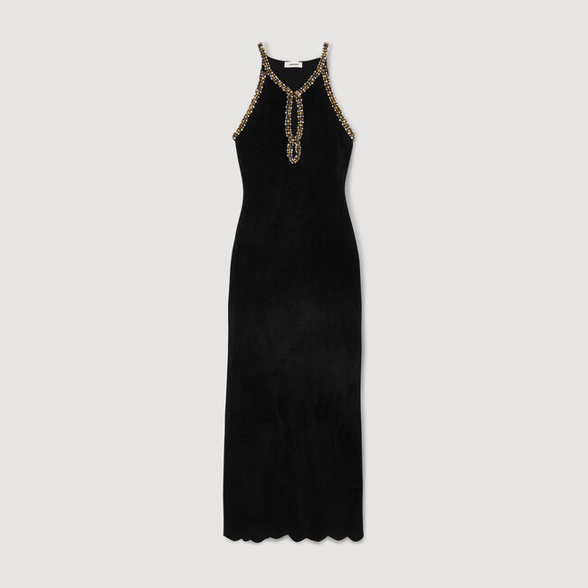 Beaded maxi dress