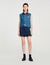 Sleeveless denim jacket