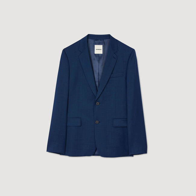 Wool suit jacket
