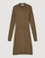 Ribbed knit dress