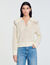 Sailor-neck wool jumper