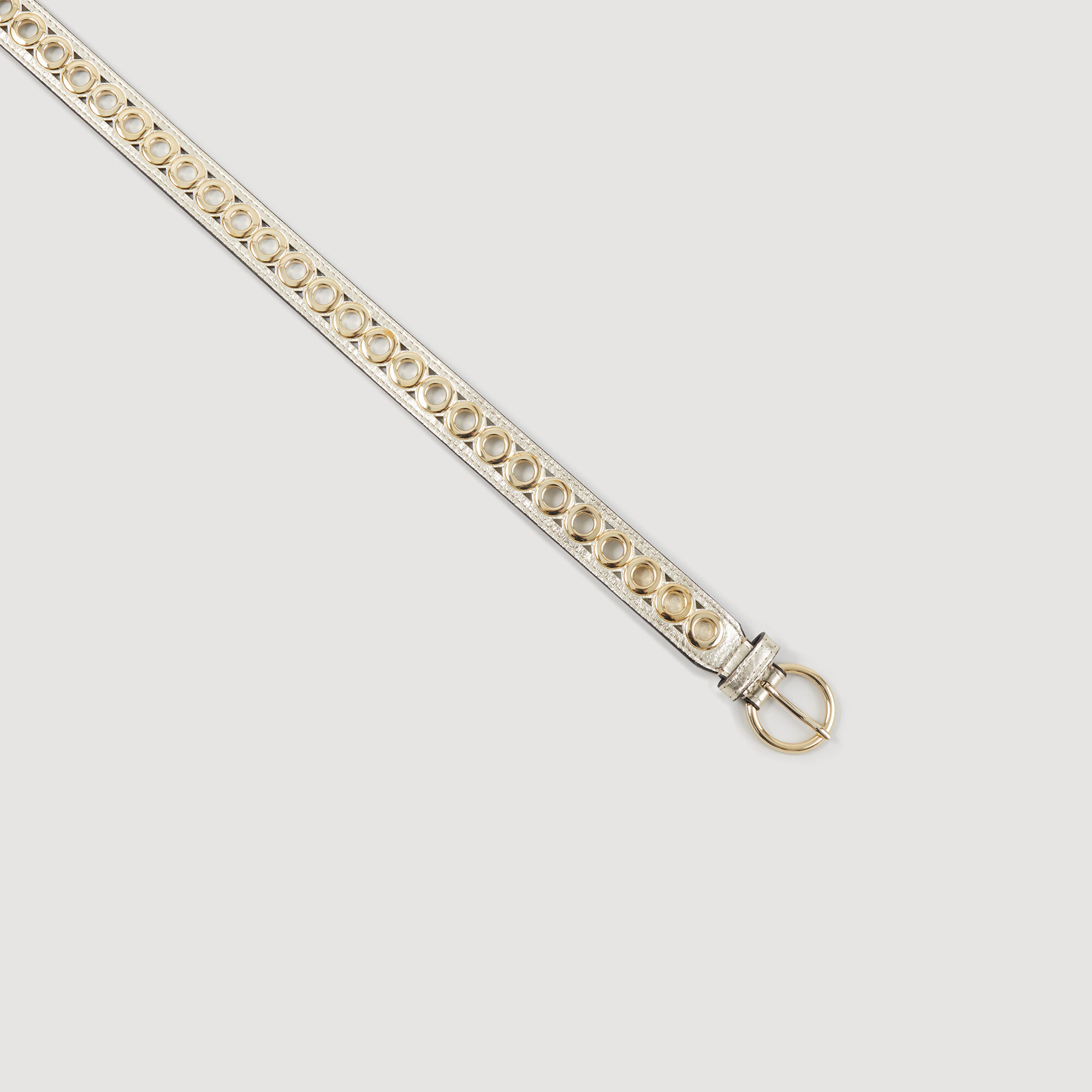 Belt with eyelets
