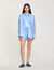 Loose-fit satin shirt