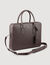 Reconstituted leather briefcase