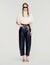 Satin cape-effect crop top