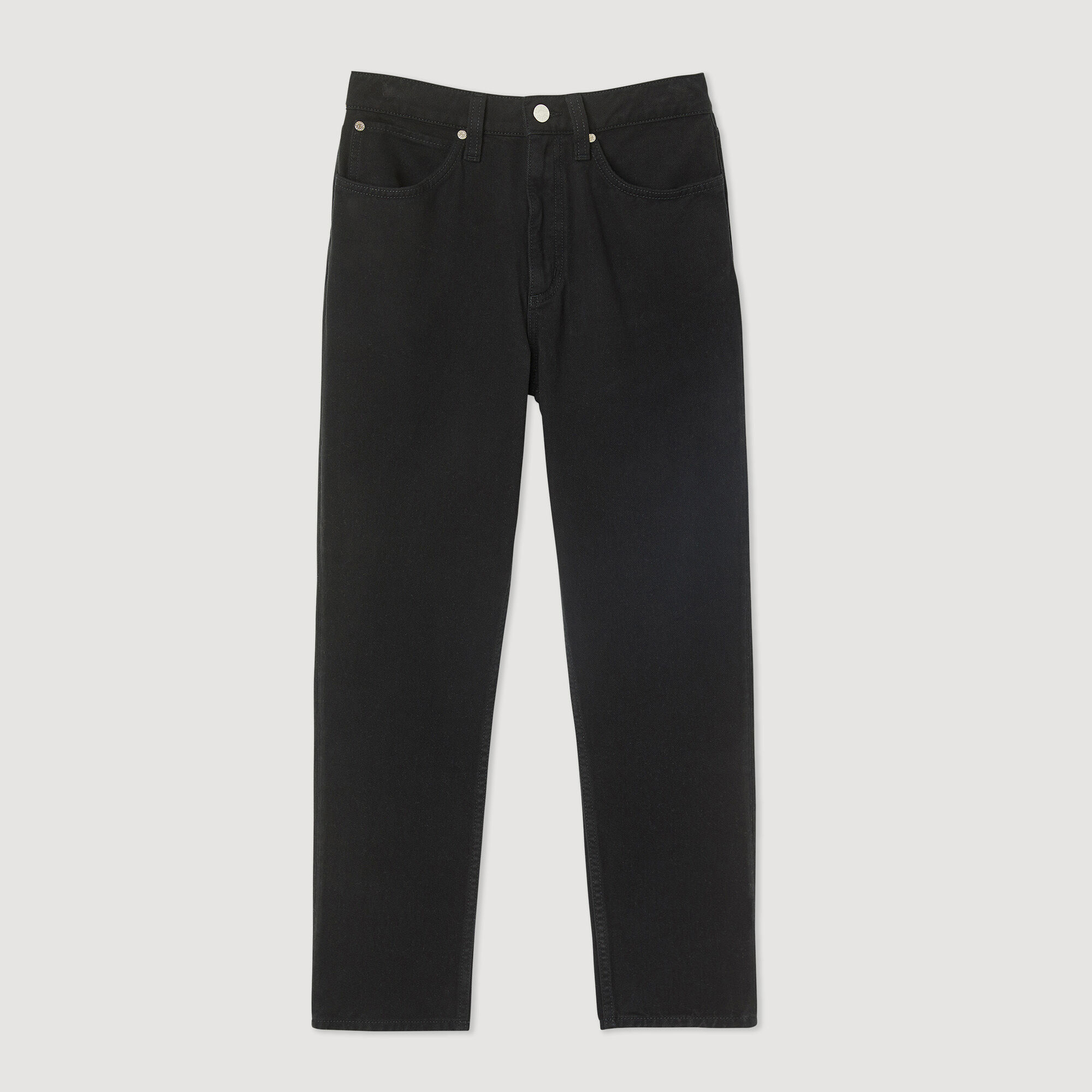 Straight-leg jeans