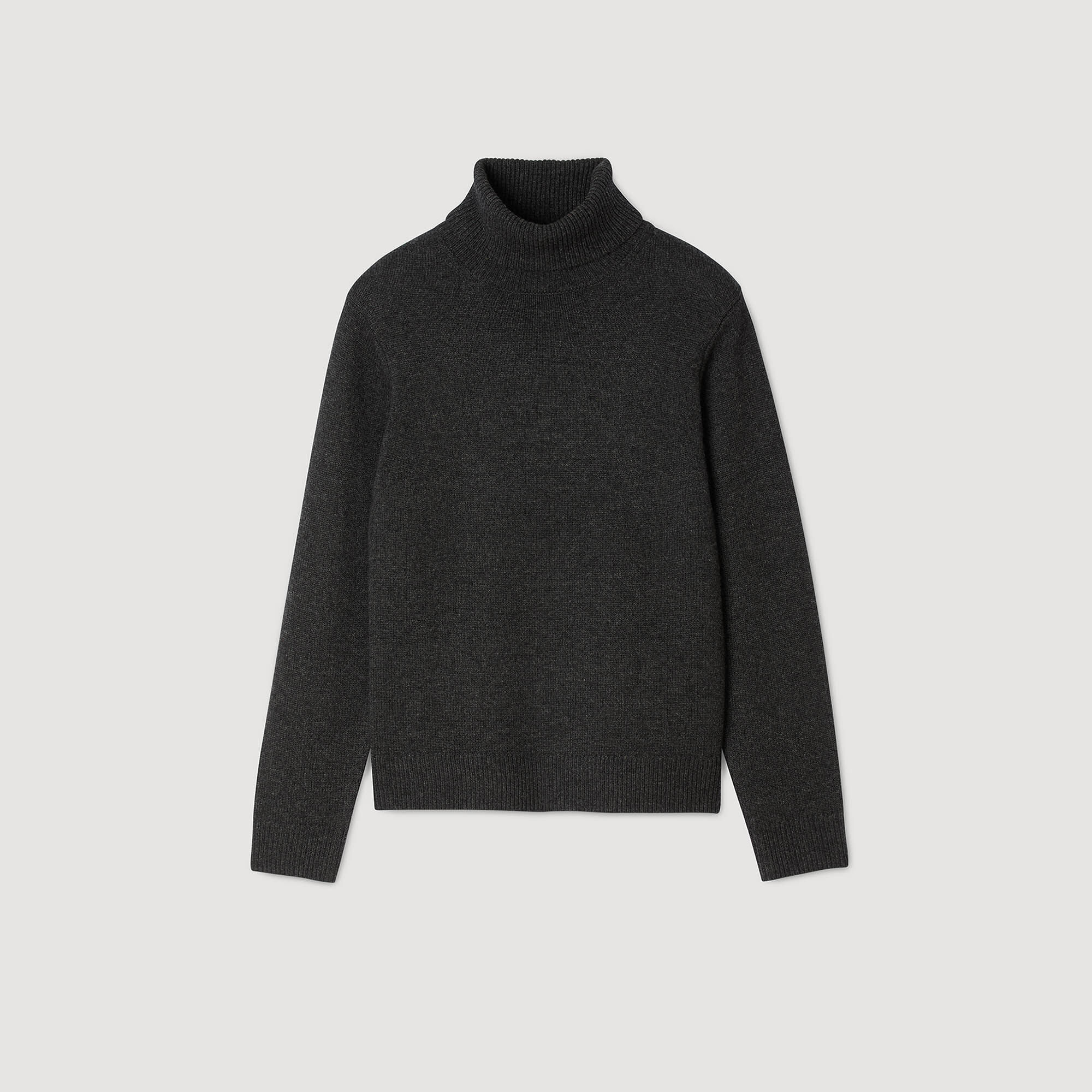 Wool and cashmere turtleneck jumper