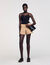 Jewellery detail knit leotard