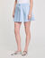 Short pleated rhinestone skirt