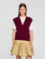 Two-tone wool and cashmere jumper