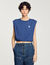 Short draped T-shirt