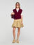 Two-tone wool and cashmere jumper