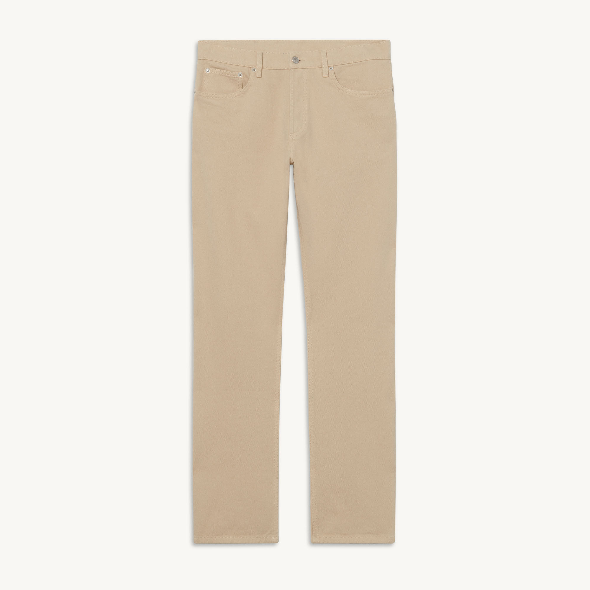 Slim-fit cotton jeans
