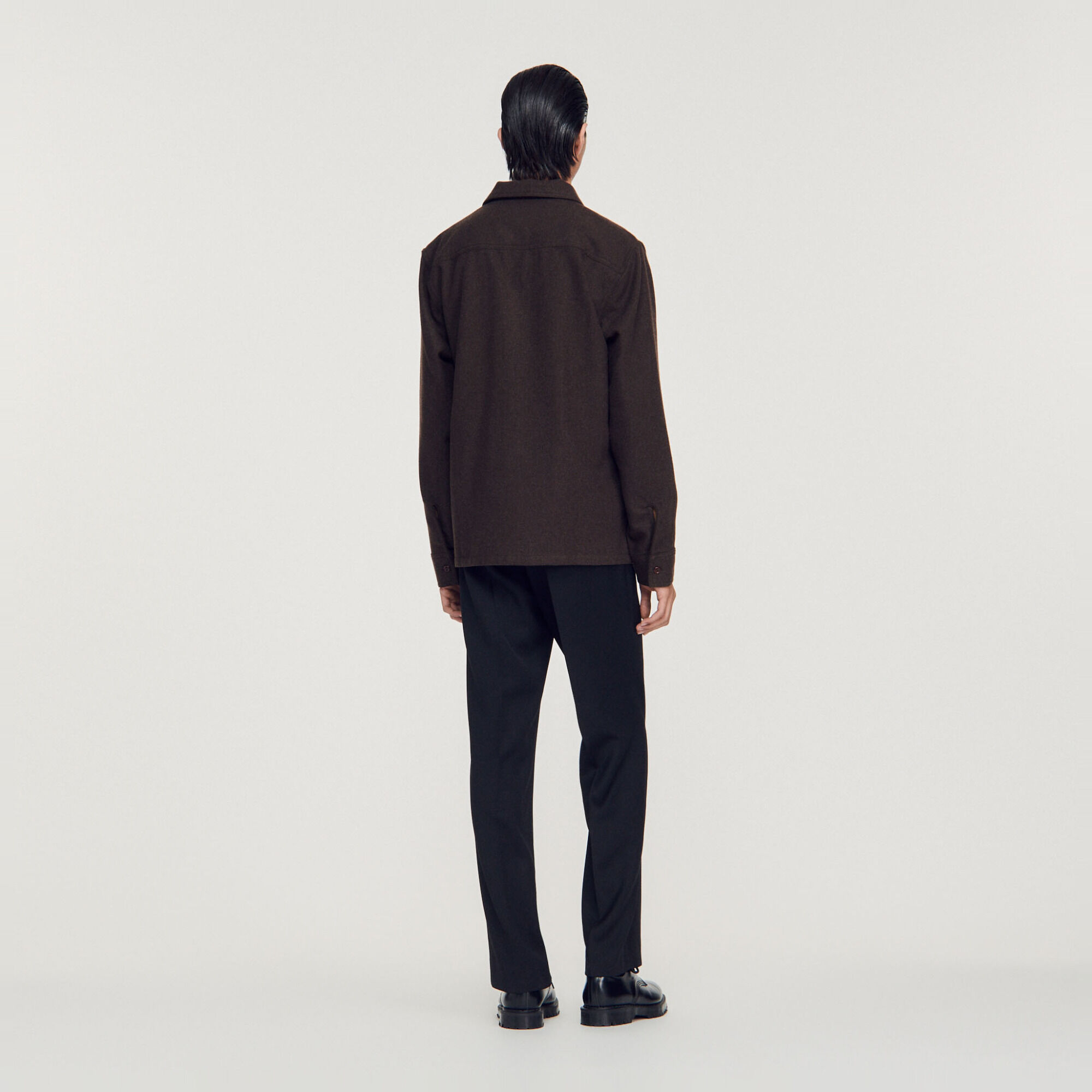 Wool overshirt