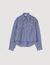 Beaded striped shirt